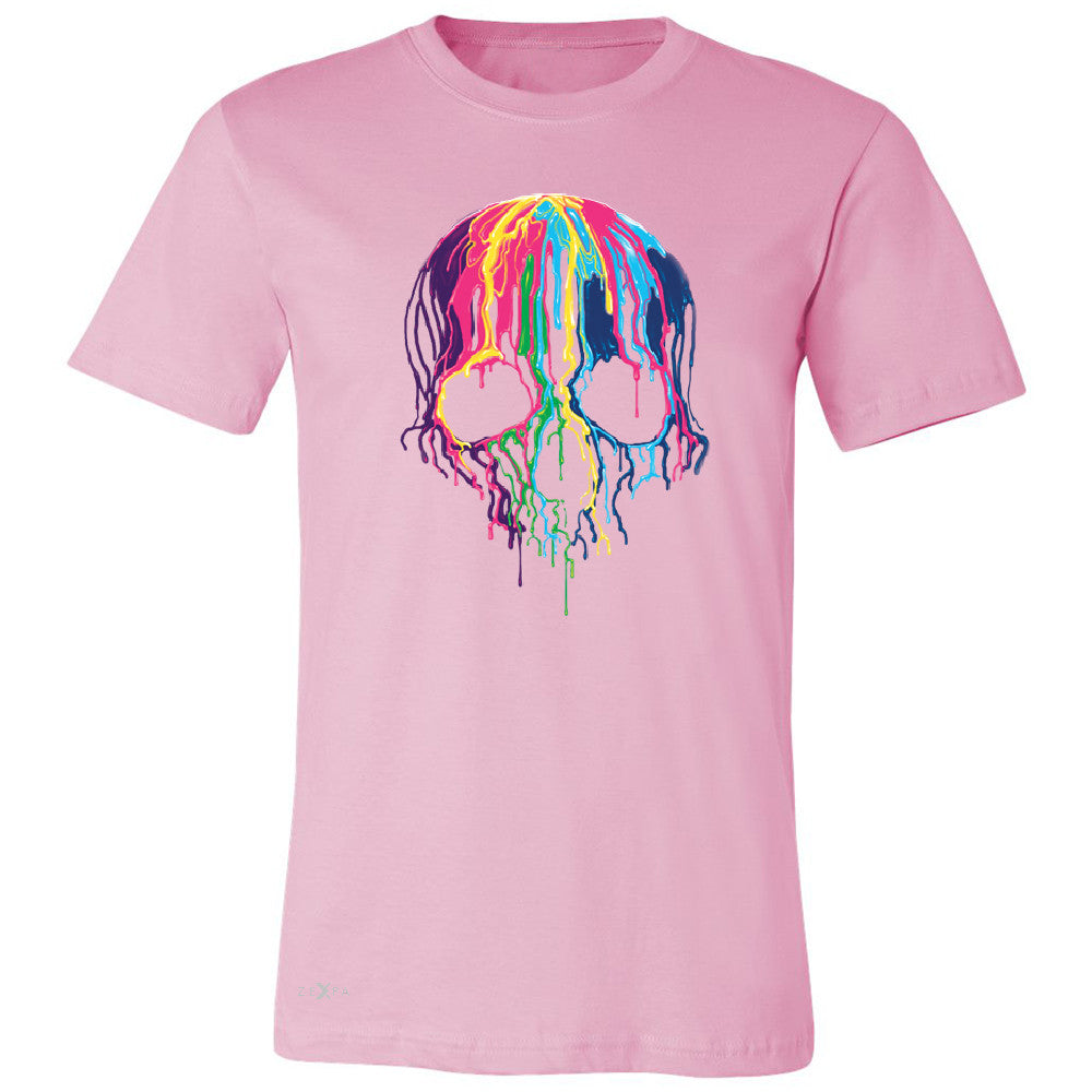 Zexpa Apparelâ„¢ Melting Skull Neon Men's T-shirt Dripping Skeleton Paint Tee - Zexpa Apparel Halloween Christmas Shirts
