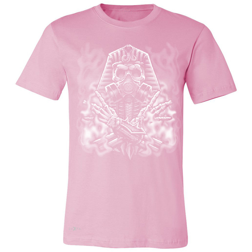 Egyptian Gas Mask Skull Men's T-shirt Dia de Muertos Biker Cool Tee - Zexpa Apparel - 4