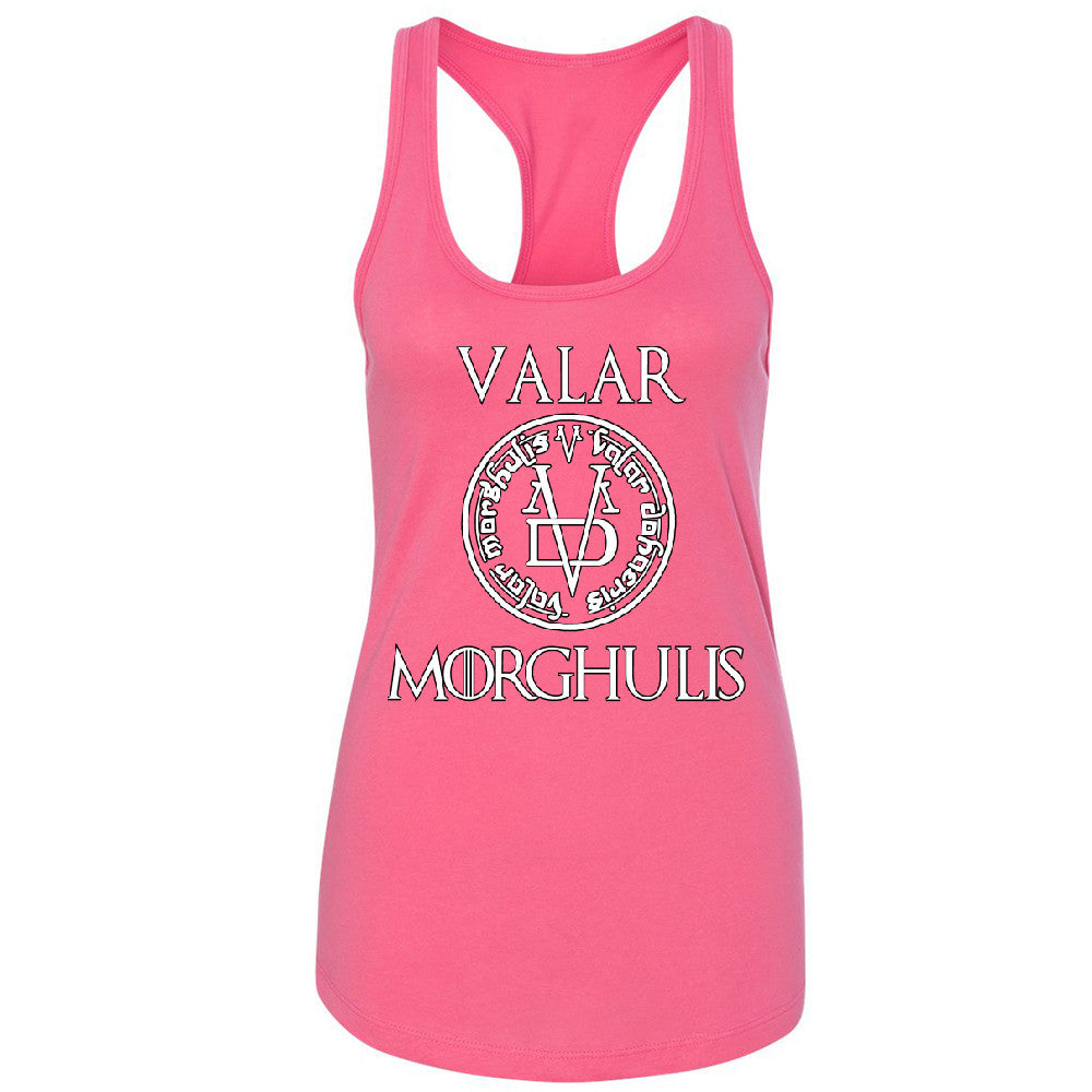 Valar Morghulis Women's Racerback All Men Must Die Game Of Thrones Sleeveless - Zexpa Apparel - 2