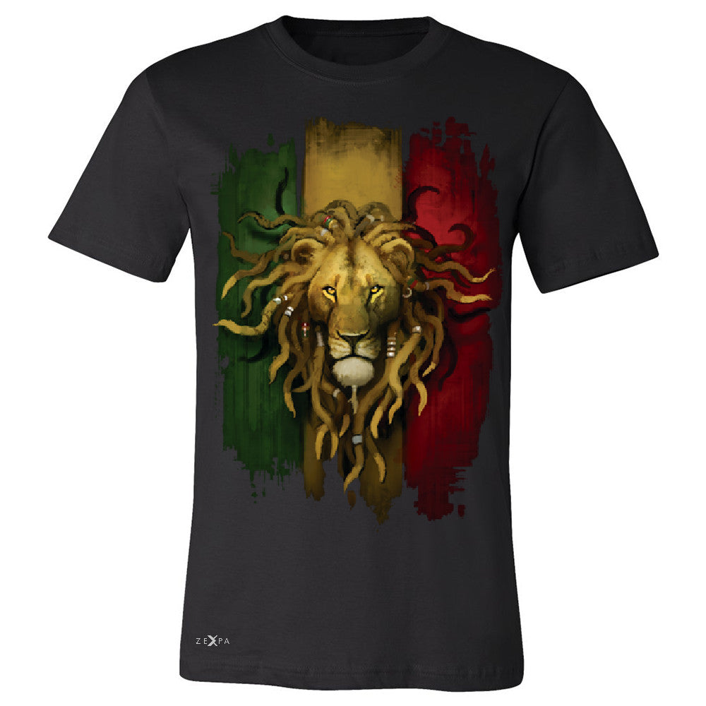 Rasta Lion Dreds Judah Ganja Men's T-shirt Judah Rastafarian Tee - Zexpa Apparel - 1