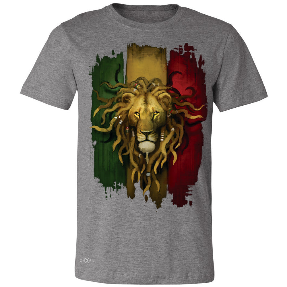 Rasta Lion Dreds Judah Ganja Men's T-shirt Judah Rastafarian Tee - Zexpa Apparel - 3