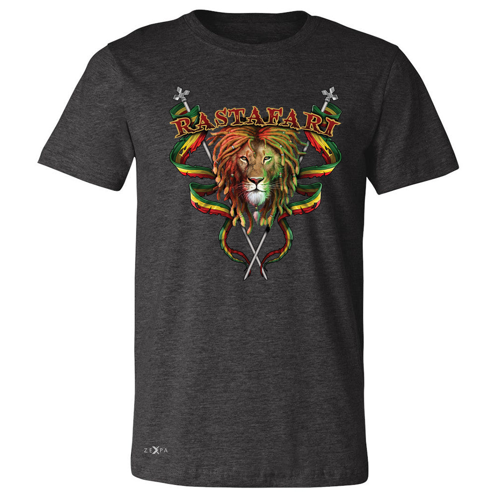 Rastafari Lion Dreds Judah Ganja Men's T-shirt Jamaica Marley Tee - Zexpa Apparel - 2