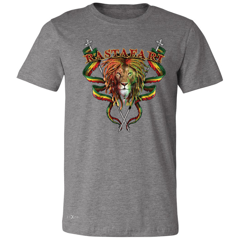 Rastafari Lion Dreds Judah Ganja Men's T-shirt Jamaica Marley Tee - Zexpa Apparel - 3
