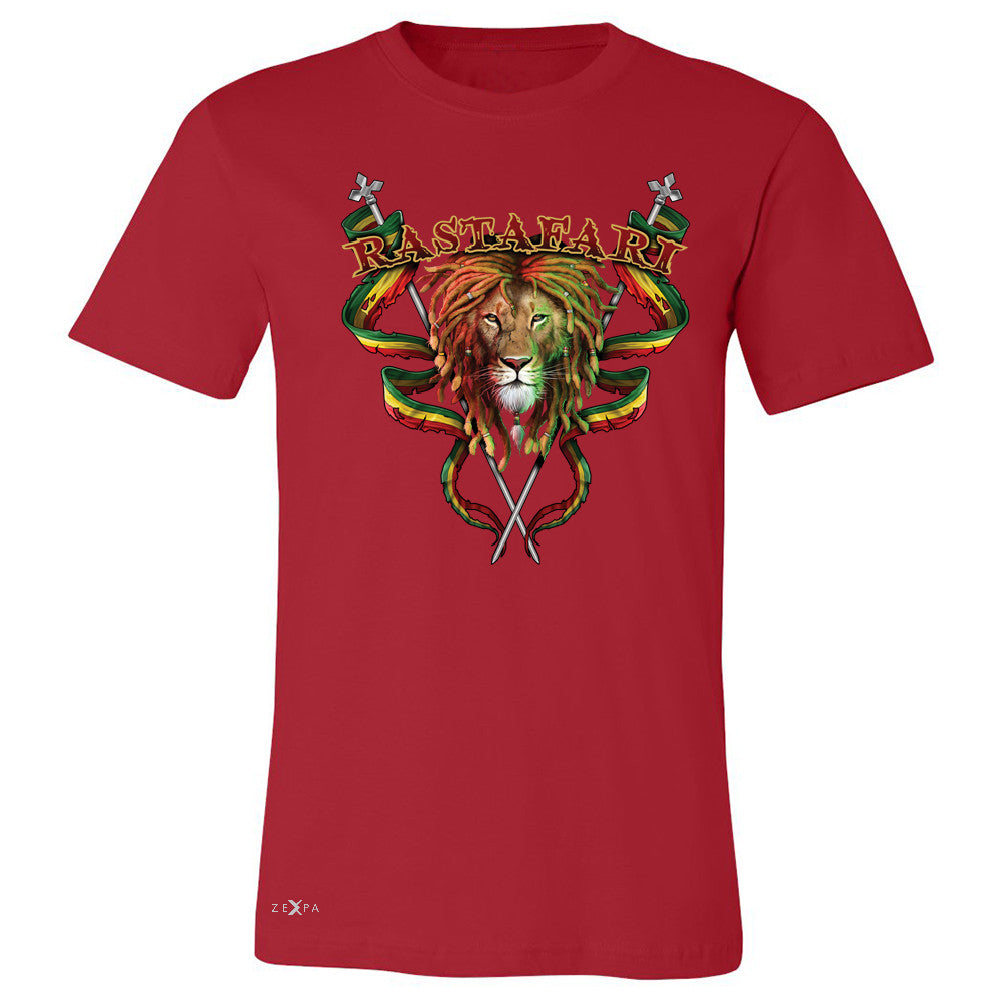 Rastafari Lion Dreds Judah Ganja Men's T-shirt Jamaica Marley Tee - Zexpa Apparel - 5