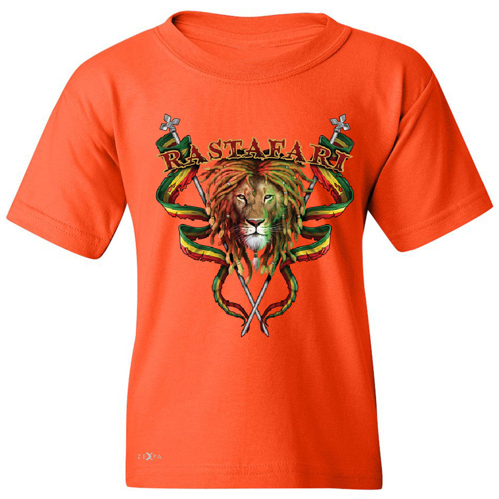 Rastafari Lion Dreds Judah Ganja Youth T-shirt Jamaica Marley Tee - Zexpa Apparel - 2