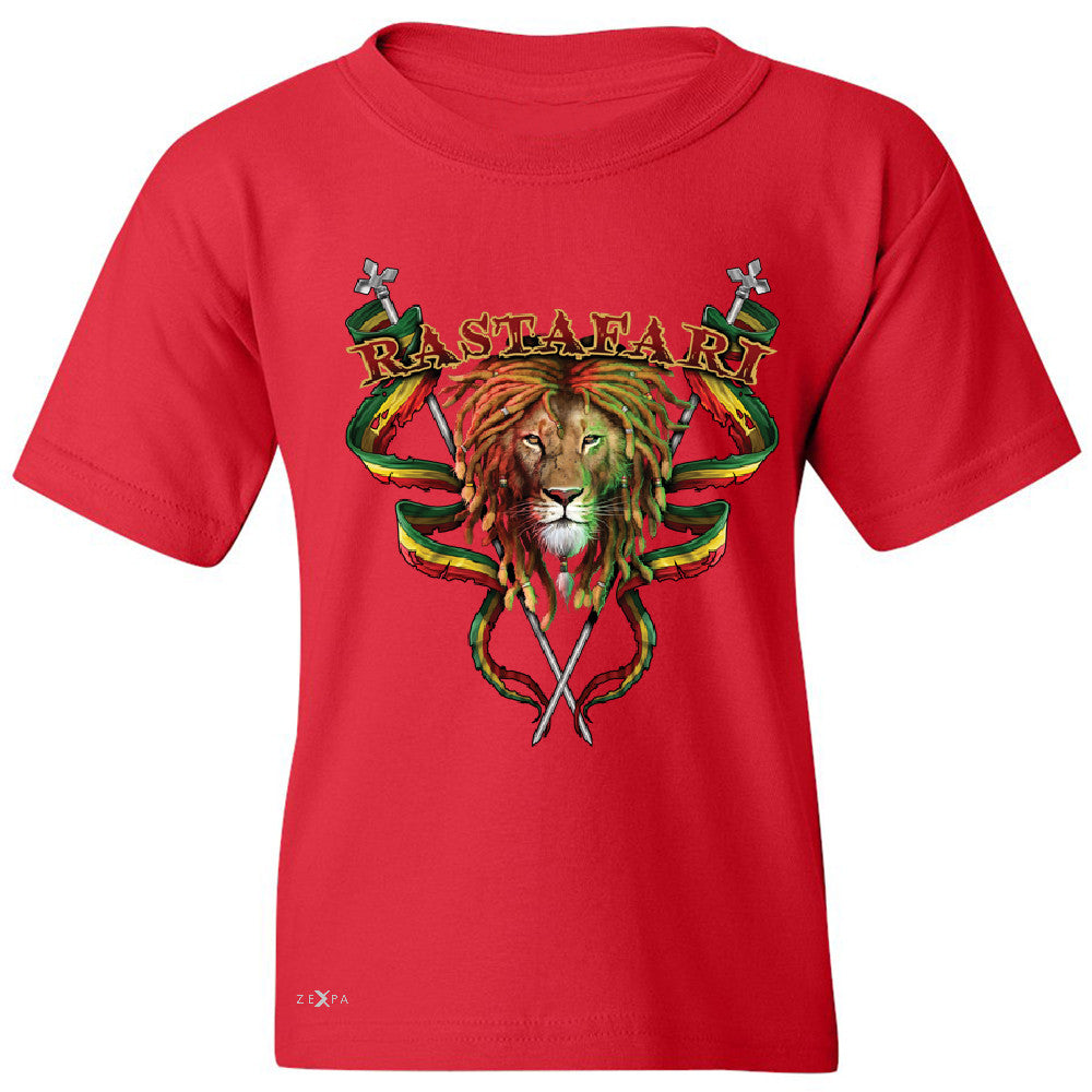 Rastafari Lion Dreds Judah Ganja Youth T-shirt Jamaica Marley Tee - Zexpa Apparel - 4
