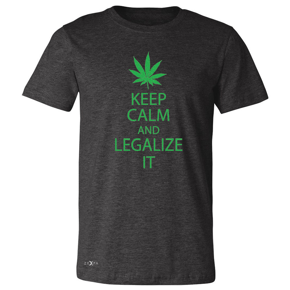 Keep Calm and Legalize It Men's T-shirt Dope Cannabis Glitter Tee - Zexpa Apparel - 2