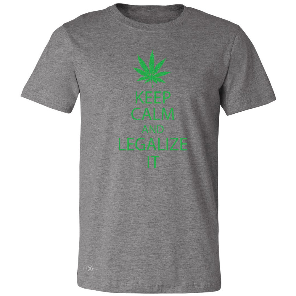 Keep Calm and Legalize It Men's T-shirt Dope Cannabis Glitter Tee - Zexpa Apparel - 3