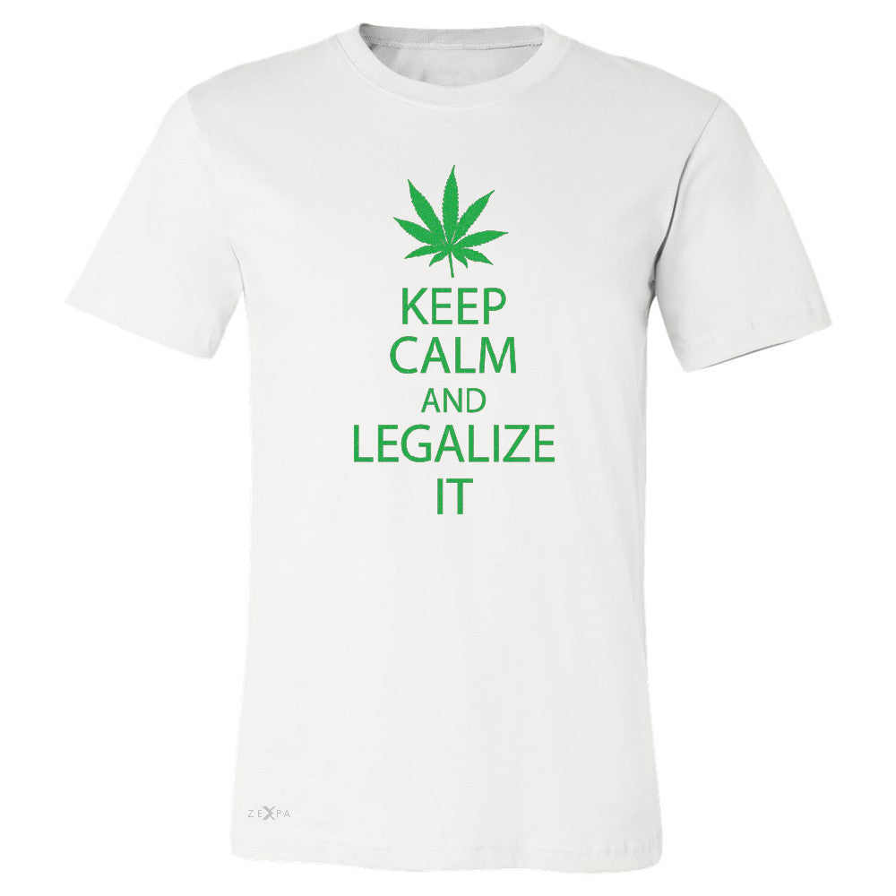 Keep Calm and Legalize It Men's T-shirt Dope Cannabis Glitter Tee - Zexpa Apparel - 6