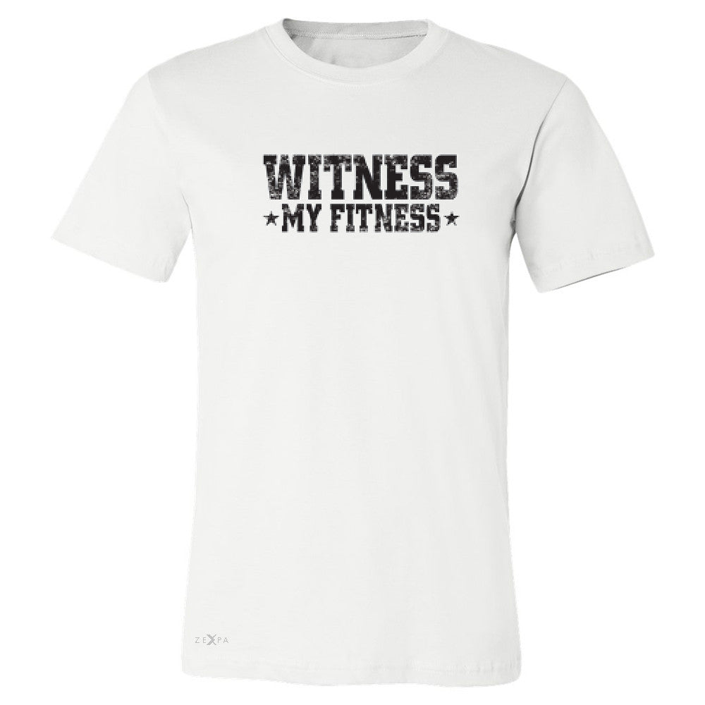 Wiitness My Fitness Men's T-shirt Gym Workout Motivation Tee - Zexpa Apparel - 6
