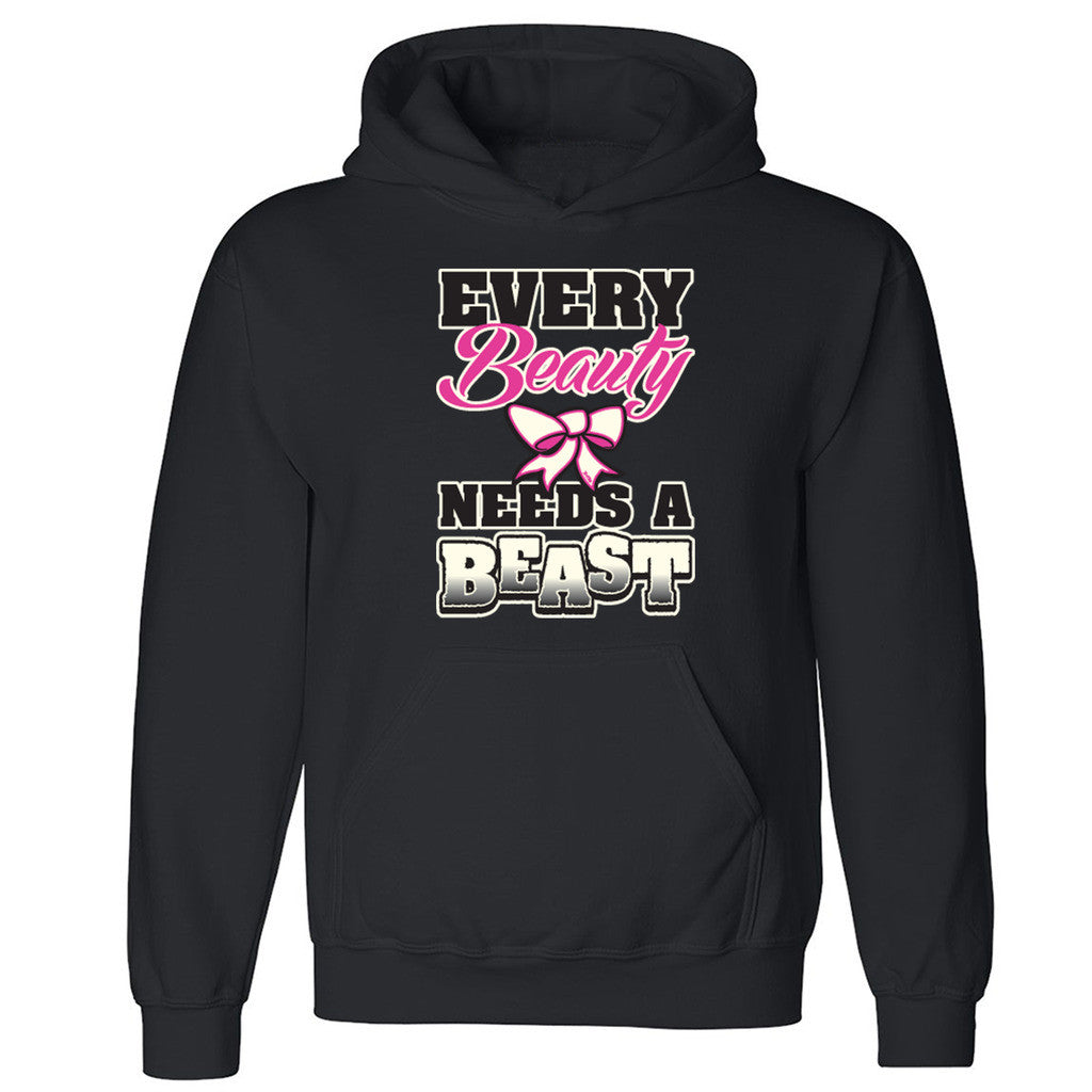 Zexpa Apparelâ„¢ Every Beauty Needs a Beast Unisex Hoodie Couple Matching Hooded Sweatshirt
