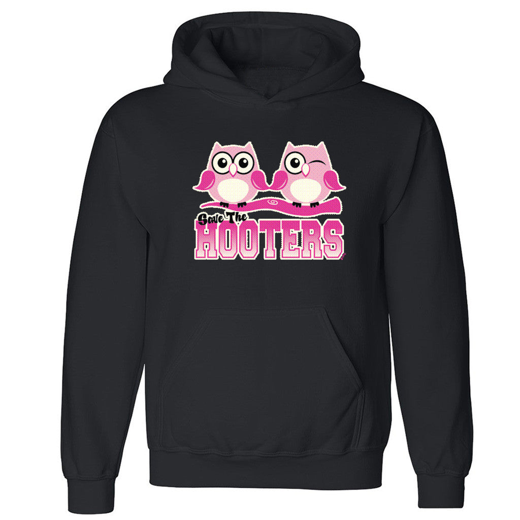 Save The Hooters Unisex Hoodie Breast Cancer Awareness Month Hooded Sweatshirt - Zexpa Apparel