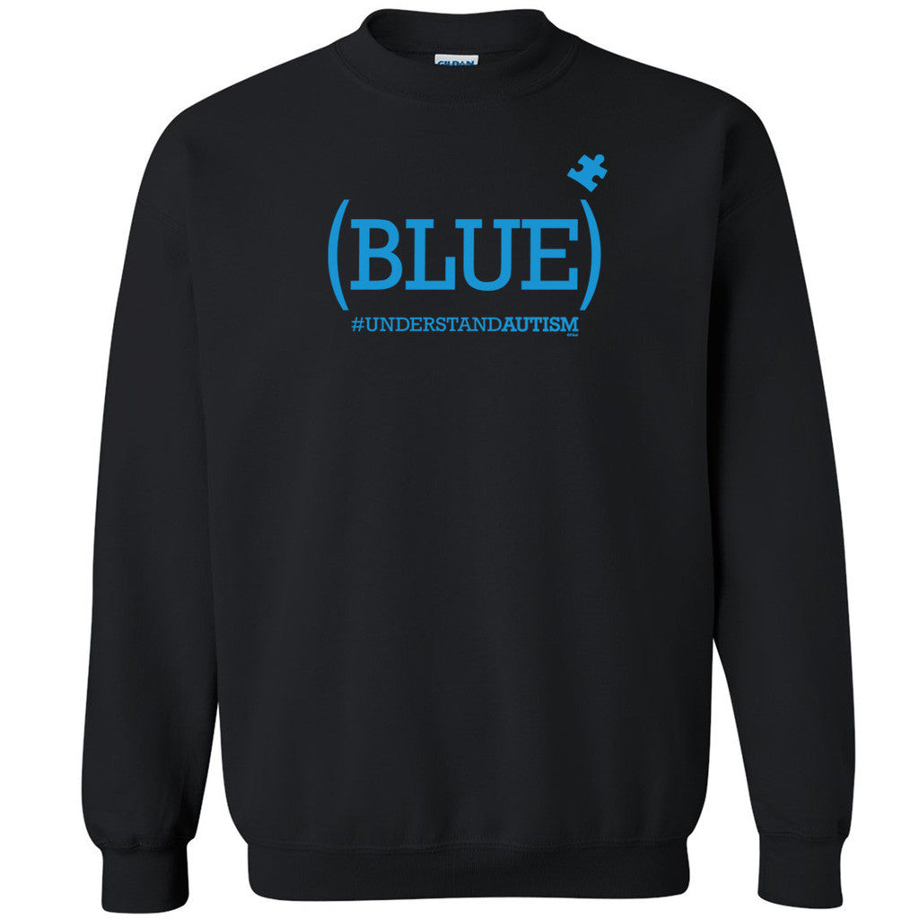 Blue Puzzle Autism Awareness Unisex Crewneck Support Autism Sweatshirt - Zexpa Apparel Halloween Christmas Shirts