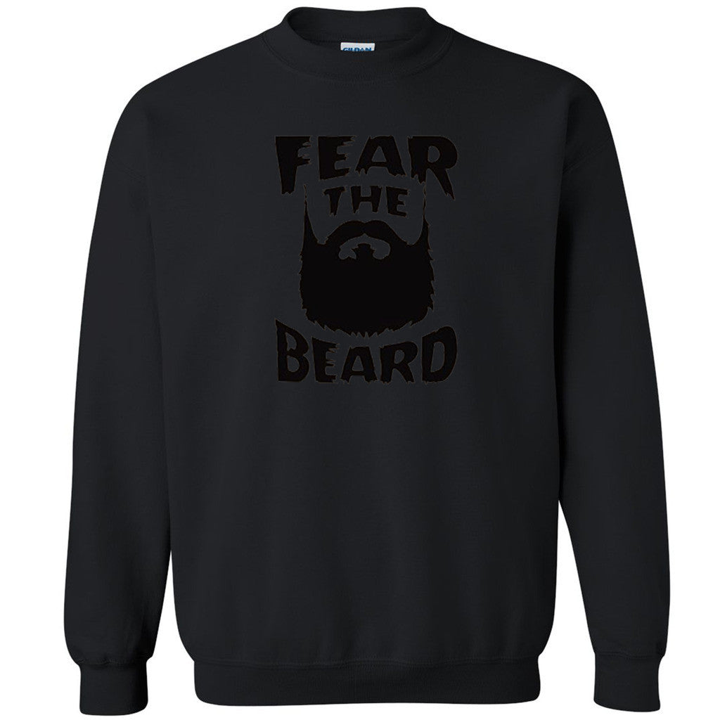 Feat The Beard Unisex Crewneck Lumberjack Cool Funny Humor Sweatshirt - Zexpa Apparel