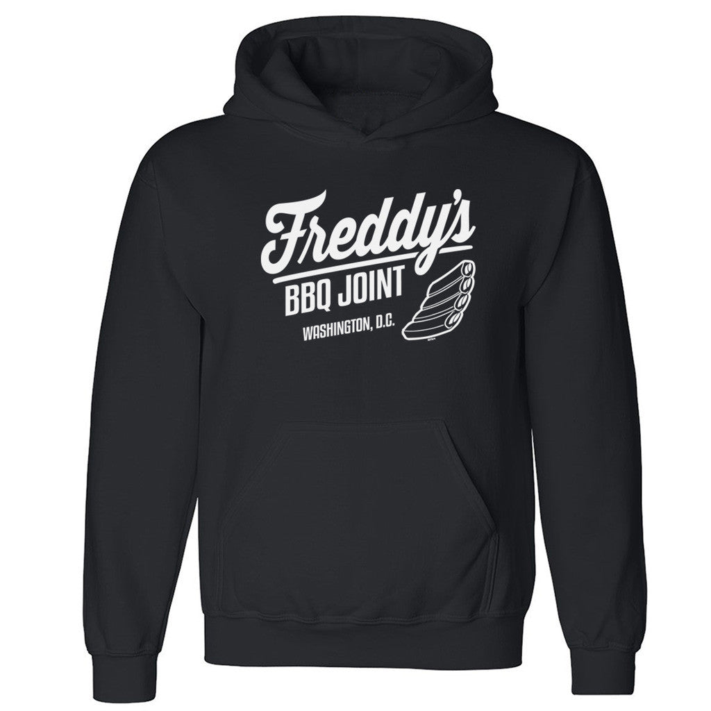 Zexpa Apparelâ„¢ Freddy's BBQ Joint Washington DC Unisex Hoodie House of Cards Hooded Sweatshirt
