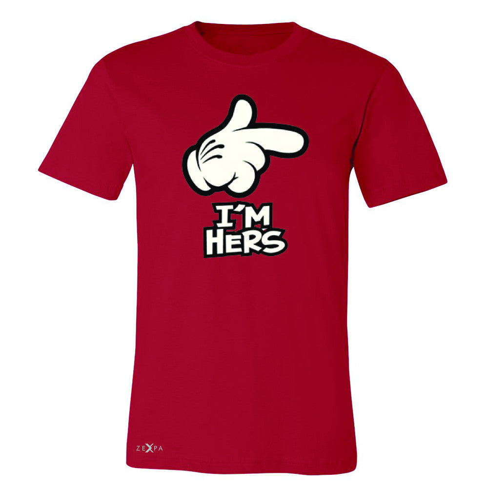 I'm Hers Cartoon Hands Valentine's Day Men's T-shirt Couple Tee - Zexpa Apparel - 5