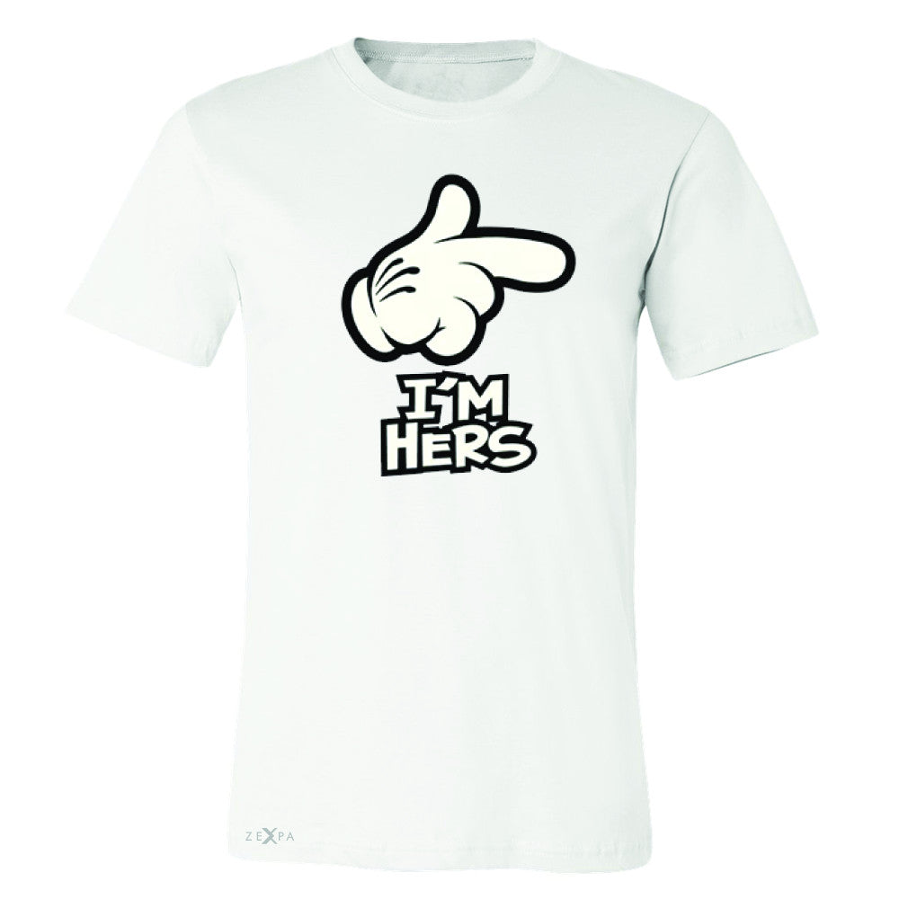 I'm Hers Cartoon Hands Valentine's Day Men's T-shirt Couple Tee - Zexpa Apparel - 6