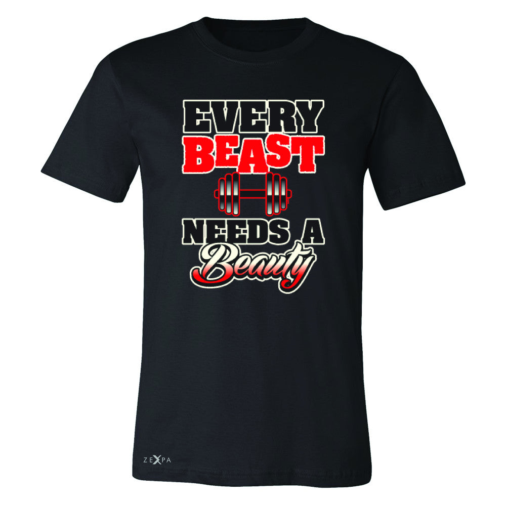Every Beast Needs A Beauty Valentines Day Men's T-shirt Couple Tee - Zexpa Apparel - 1