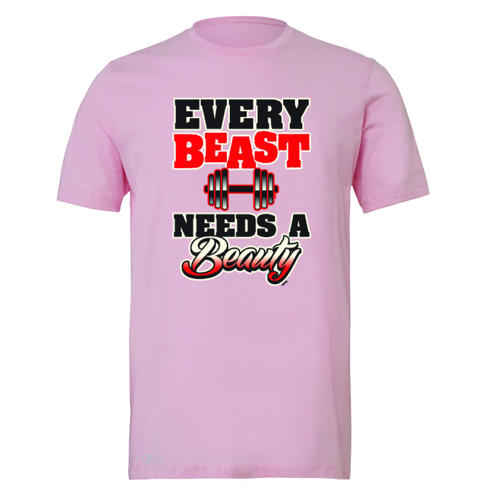 Every Beast Needs A Beauty Valentines Day Men's T-shirt Couple Tee - Zexpa Apparel - 4