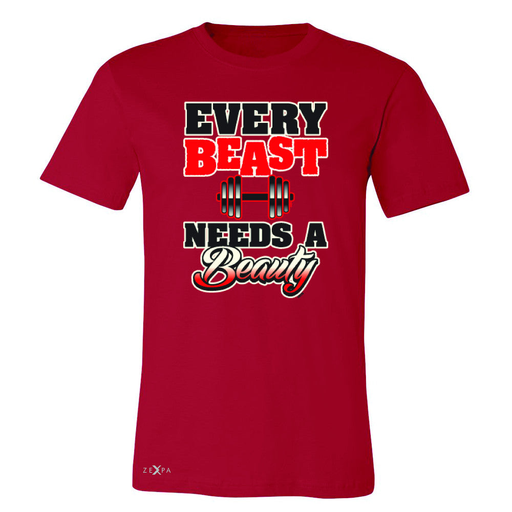 Every Beast Needs A Beauty Valentines Day Men's T-shirt Couple Tee - Zexpa Apparel - 5