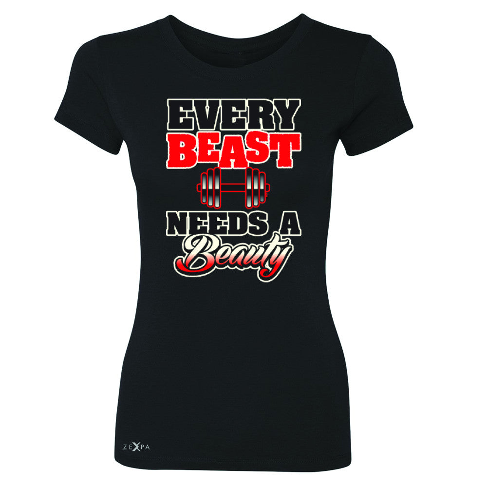 Every Beast Needs A Beauty Valentines Day Women's T-shirt Couple Tee - Zexpa Apparel
