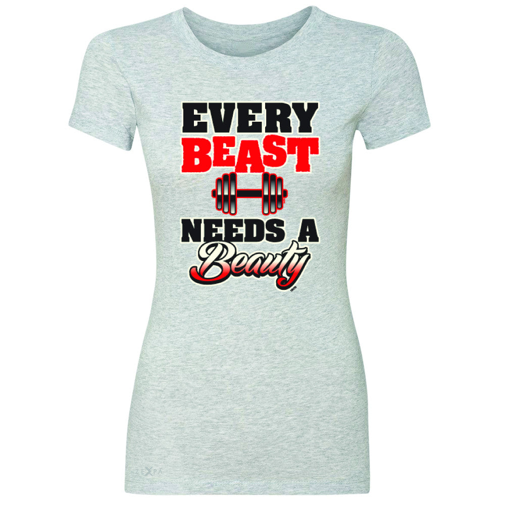 Every Beast Needs A Beauty Valentines Day Women's T-shirt Couple Tee - Zexpa Apparel - 2