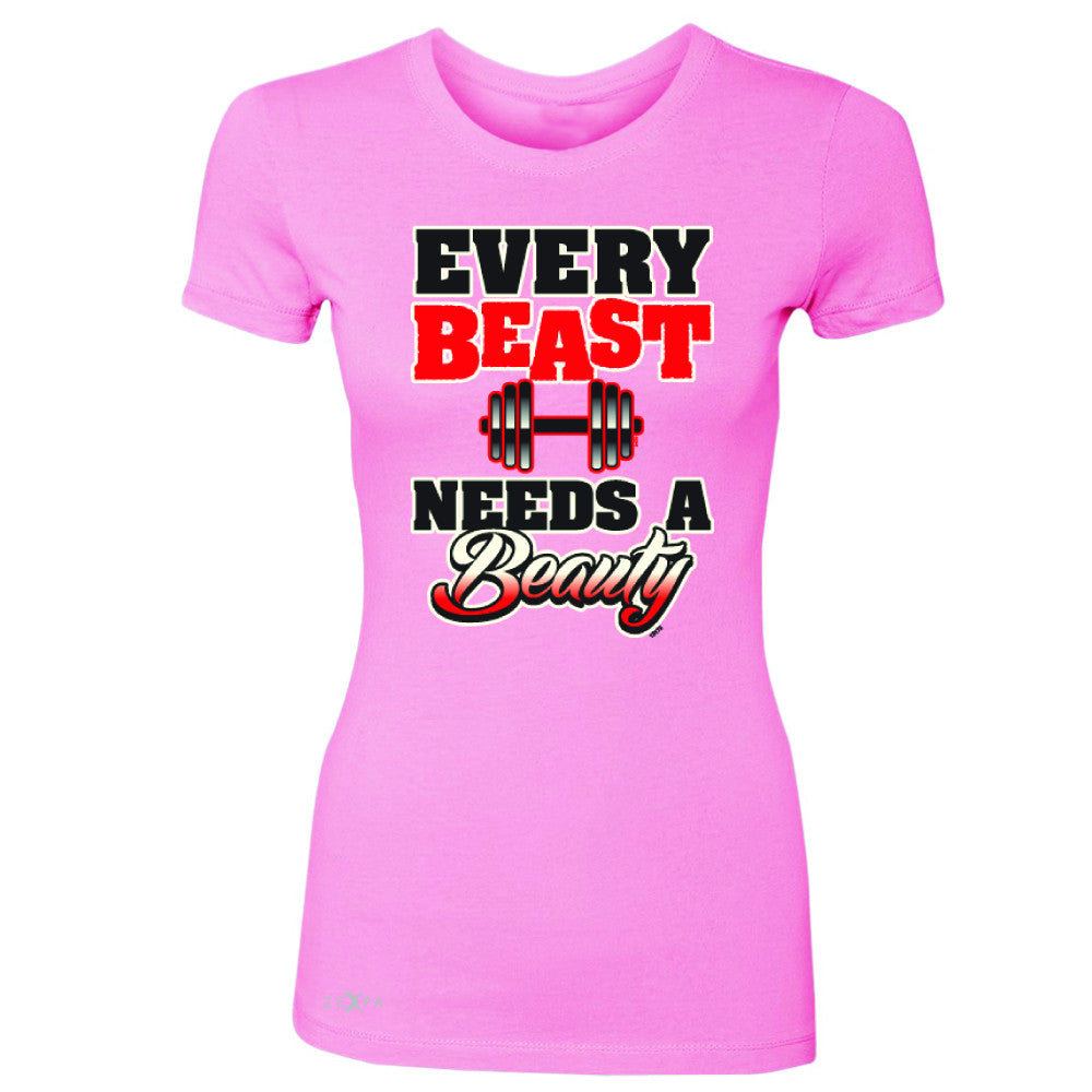 Every Beast Needs A Beauty Valentines Day Women's T-shirt Couple Tee - Zexpa Apparel - 3