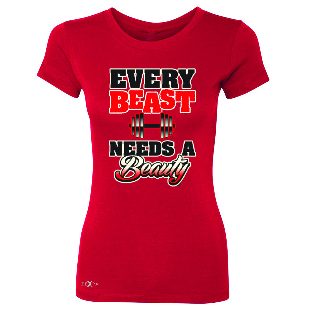 Every Beast Needs A Beauty Valentines Day Women's T-shirt Couple Tee - Zexpa Apparel - 4