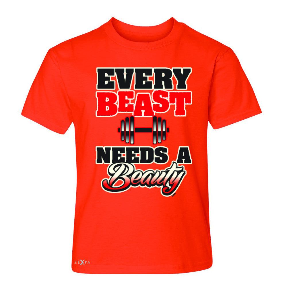 Every Beast Needs A Beauty Valentines Day Youth T-shirt Couple Tee - Zexpa Apparel - 2