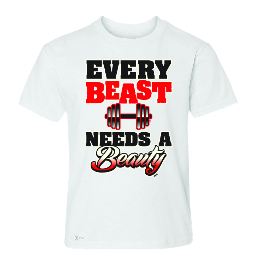 Every Beast Needs A Beauty Valentines Day Youth T-shirt Couple Tee - Zexpa Apparel - 5