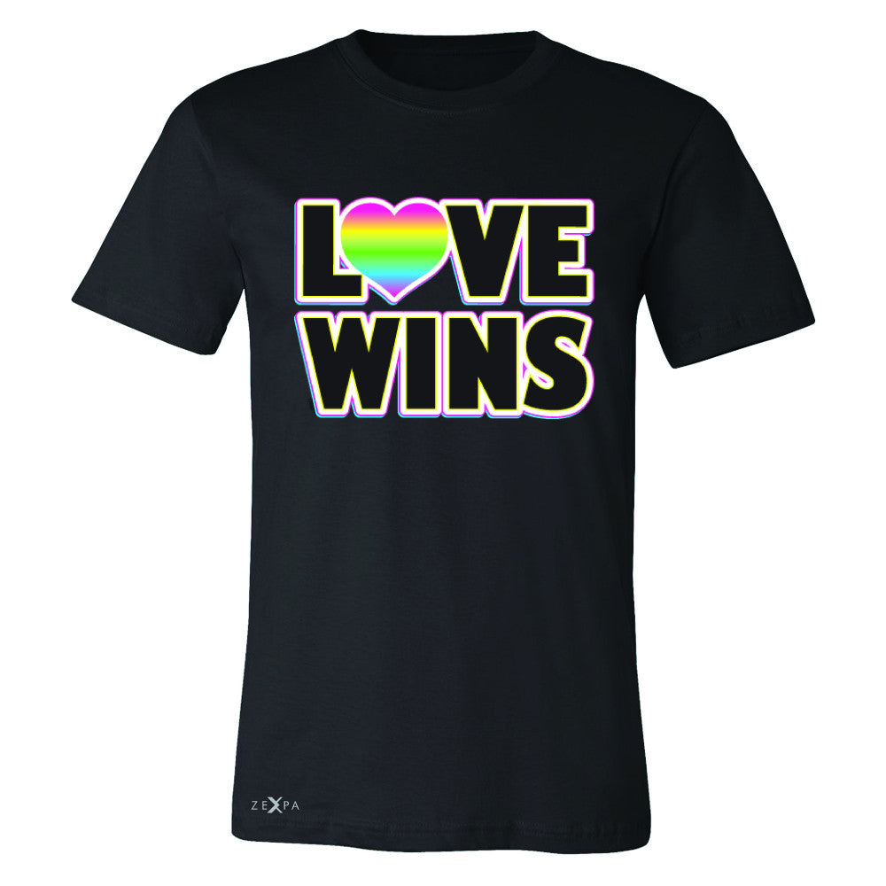 Love Wins - Love is Love Gay is Good Men's T-shirt Gay Pride Tee - Zexpa Apparel - 1