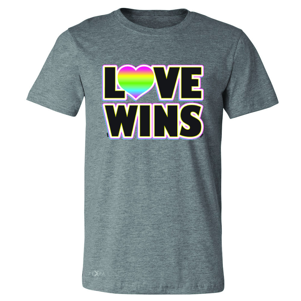 Love Wins - Love is Love Gay is Good Men's T-shirt Gay Pride Tee - Zexpa Apparel - 3