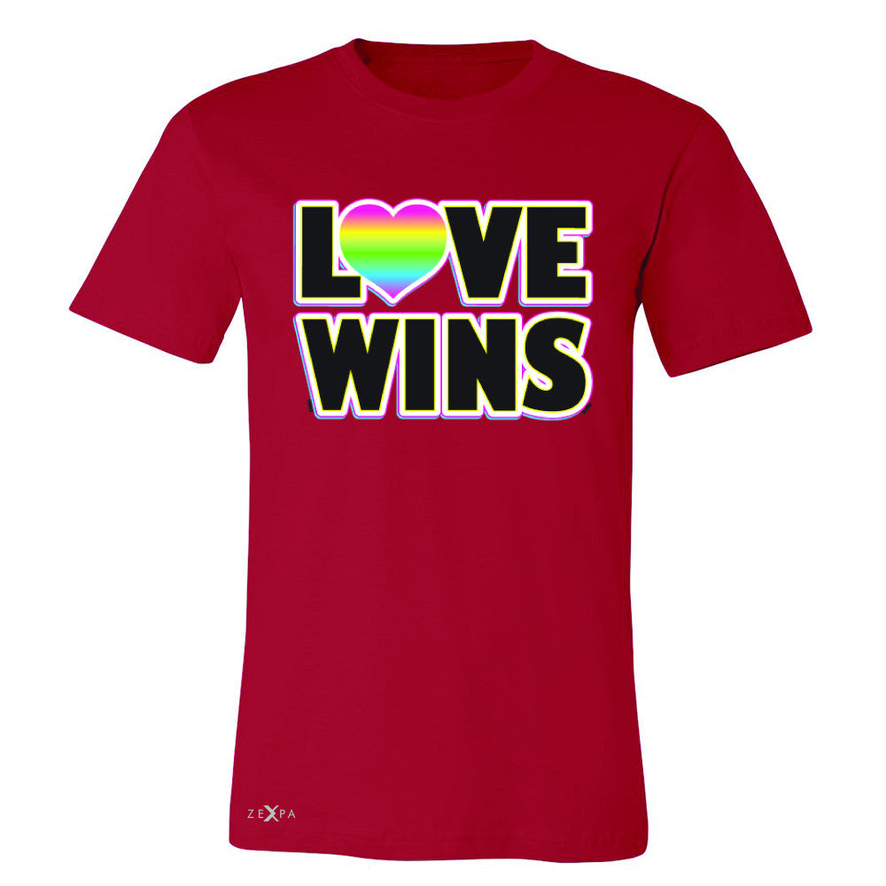 Love Wins - Love is Love Gay is Good Men's T-shirt Gay Pride Tee - Zexpa Apparel - 5