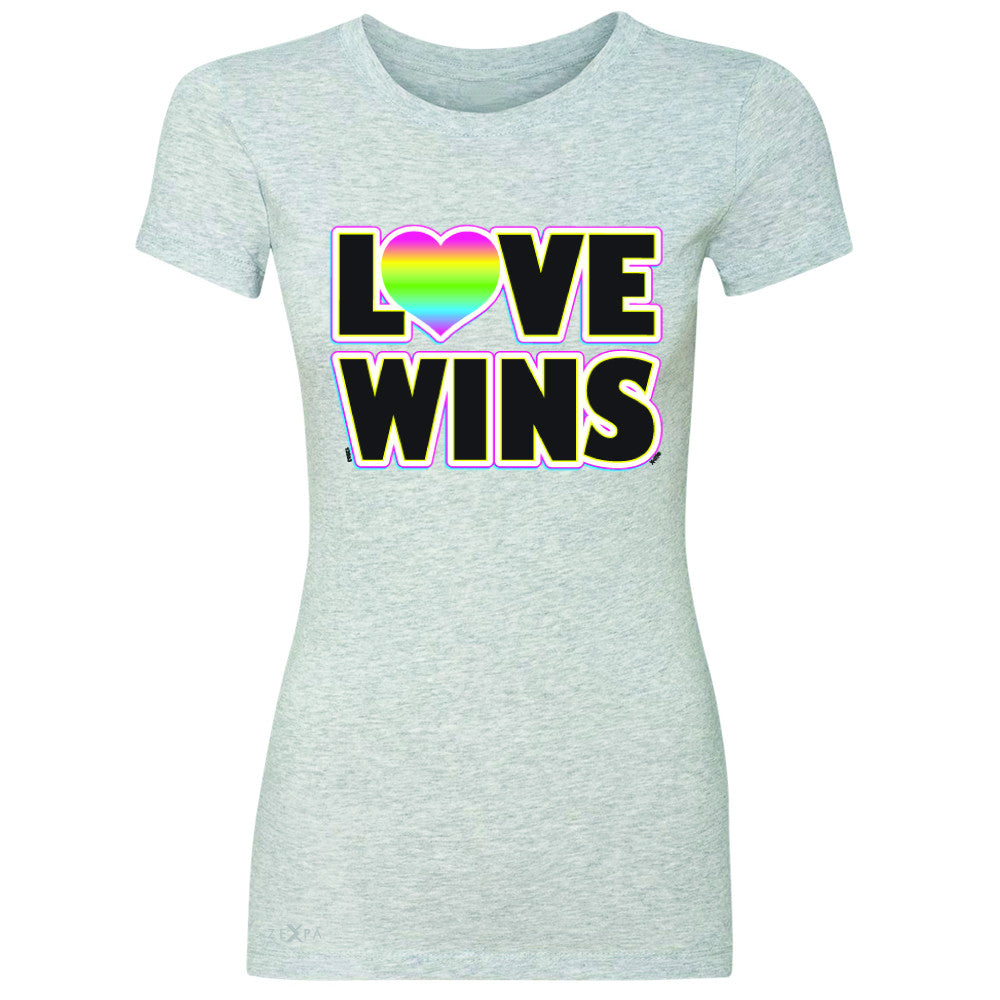 Love Wins - Love is Love Gay is Good Women's T-shirt Gay Pride Tee - Zexpa Apparel - 2