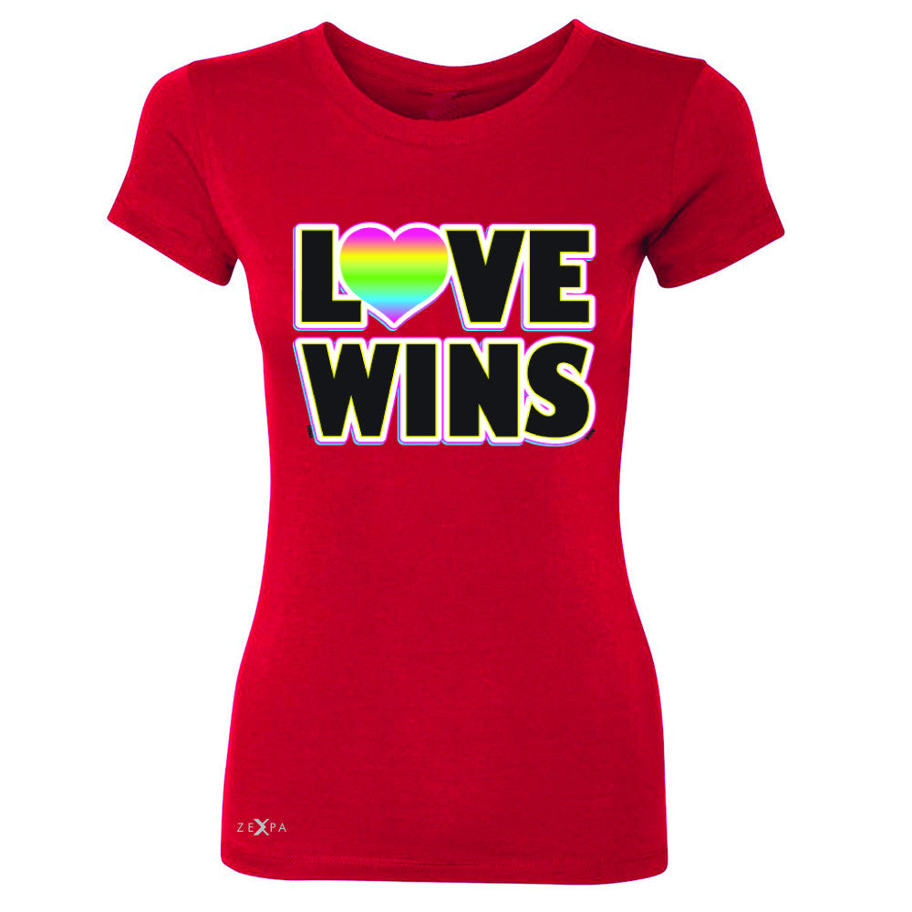 Love Wins - Love is Love Gay is Good Women's T-shirt Gay Pride Tee - Zexpa Apparel - 4