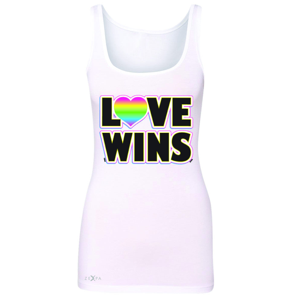 Love Wins - Love is Love Gay is Good Women's Tank Top Gay Pride Sleeveless - Zexpa Apparel - 4