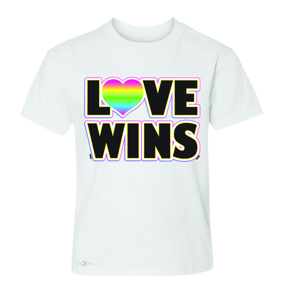 Love Wins - Love is Love Gay is Good Youth T-shirt Gay Pride Tee - Zexpa Apparel - 5