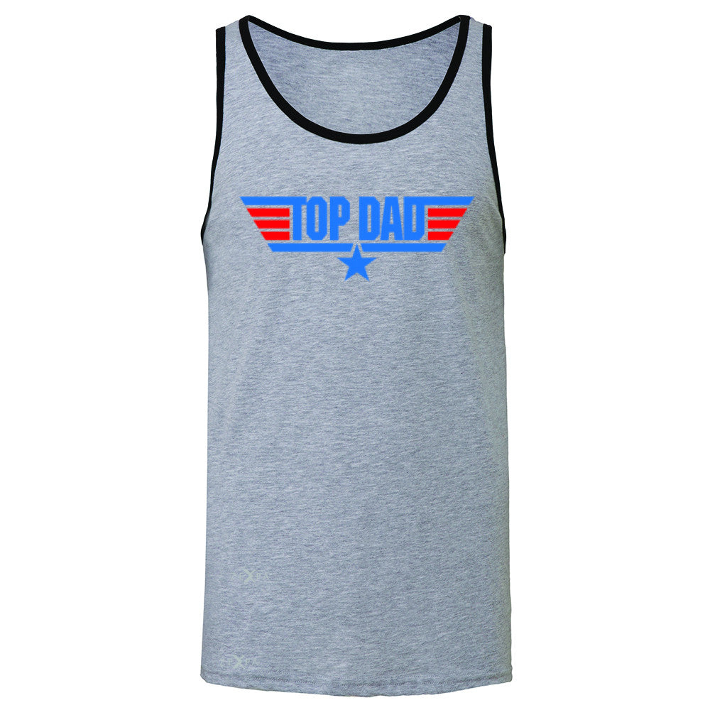 Top Dad - Only for Best Fathers Men's Jersey Tank Father's Day Sleeveless - Zexpa Apparel - 2