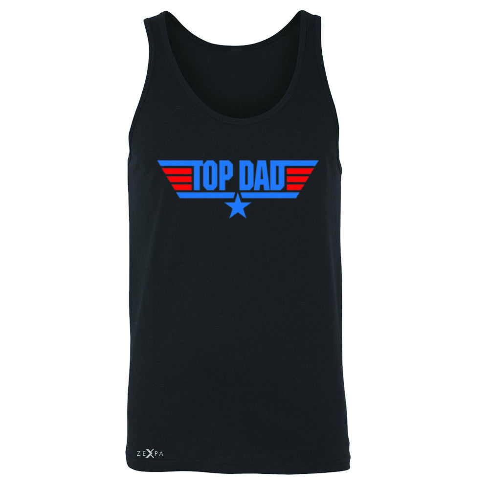 Top Dad - Only for Best Fathers Men's Jersey Tank Father's Day Sleeveless - Zexpa Apparel - 1