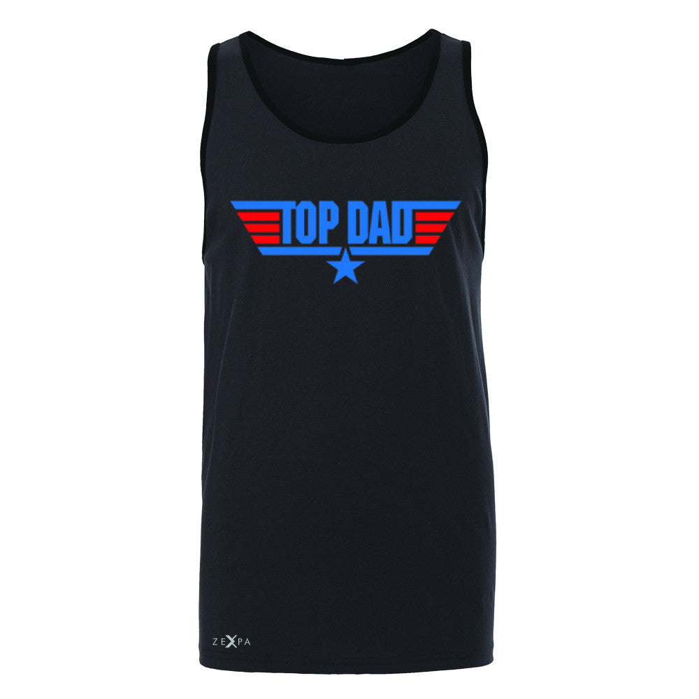 Top Dad - Only for Best Fathers Men's Jersey Tank Father's Day Sleeveless - Zexpa Apparel - 3