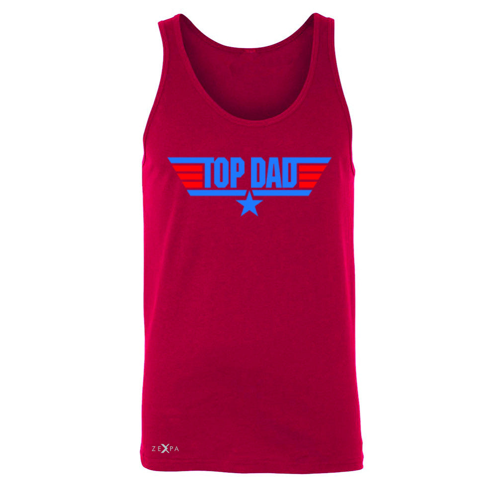 Top Dad - Only for Best Fathers Men's Jersey Tank Father's Day Sleeveless - Zexpa Apparel - 4