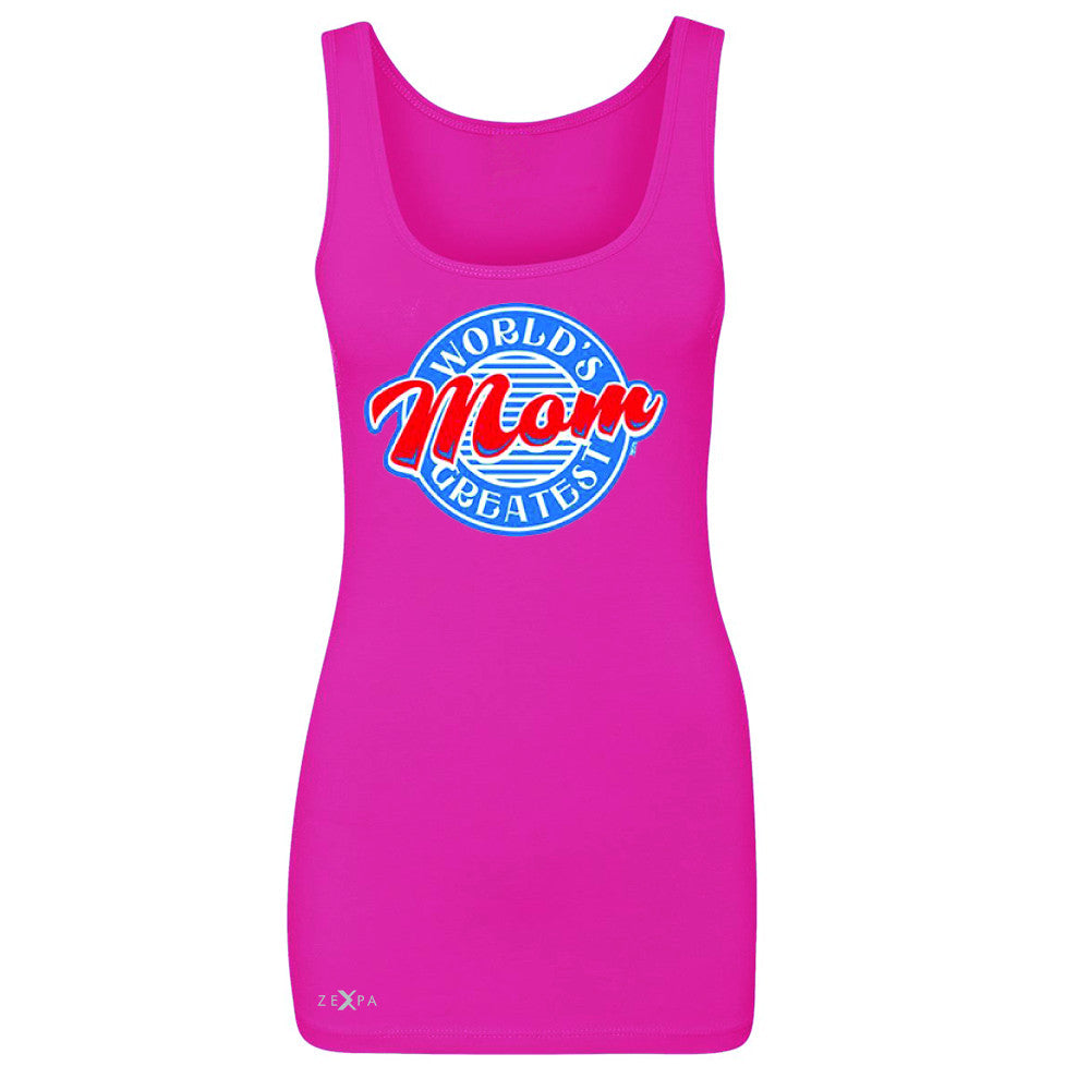 World's Greatest Mom - For Your Mom Women's Tank Top Mother's Day Sleeveless - Zexpa Apparel - 2