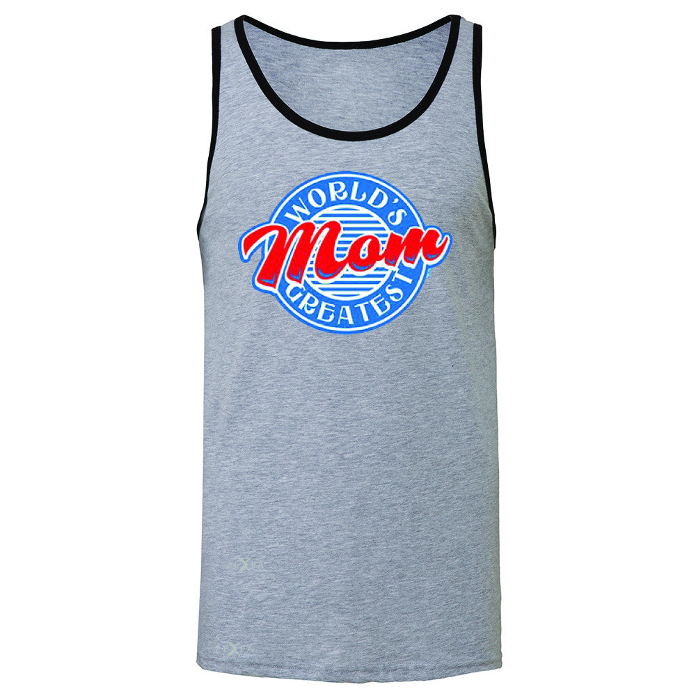 World's Greatest Mom - For Your Mom Men's Jersey Tank Mother's Day Sleeveless - Zexpa Apparel - 2