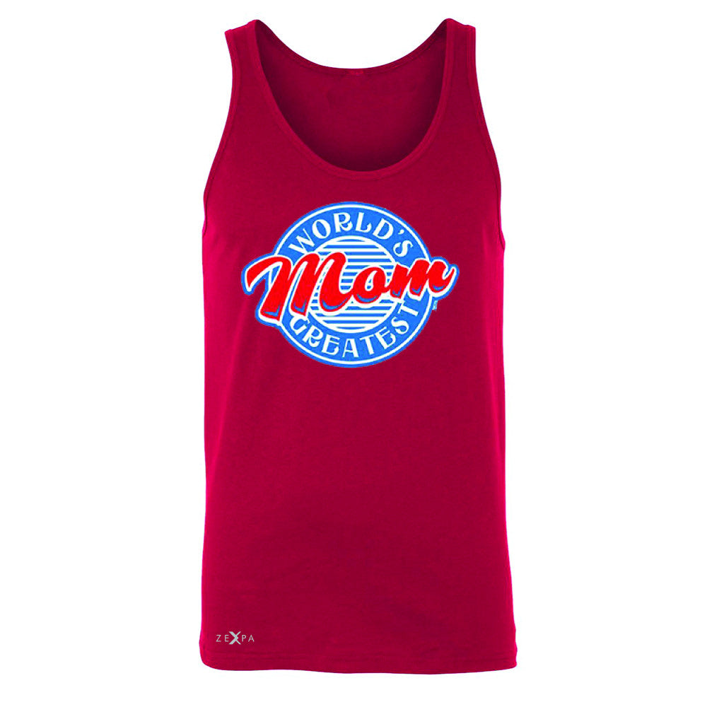 World's Greatest Mom - For Your Mom Men's Jersey Tank Mother's Day Sleeveless - Zexpa Apparel - 4