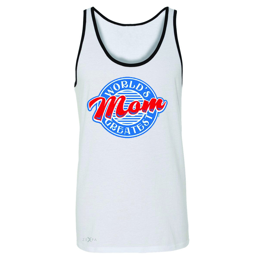 World's Greatest Mom - For Your Mom Men's Jersey Tank Mother's Day Sleeveless - Zexpa Apparel - 6
