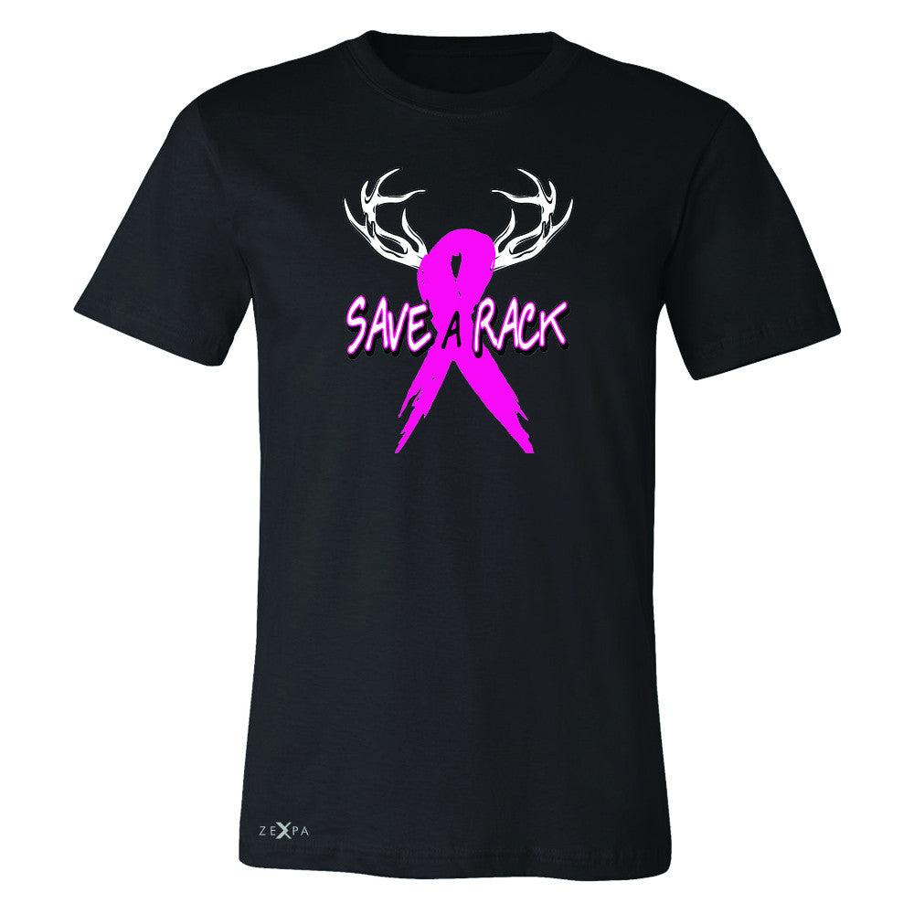 Save A Rack Breast Cancer October Men's T-shirt Awareness Tee - Zexpa Apparel - 1