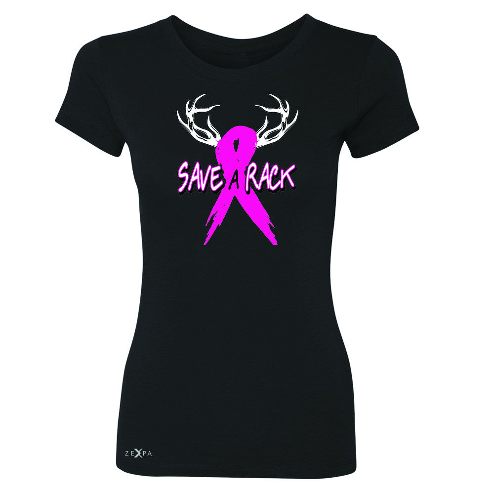 Save A Rack Breast Cancer October Women's T-shirt Awareness Tee - Zexpa Apparel - 1