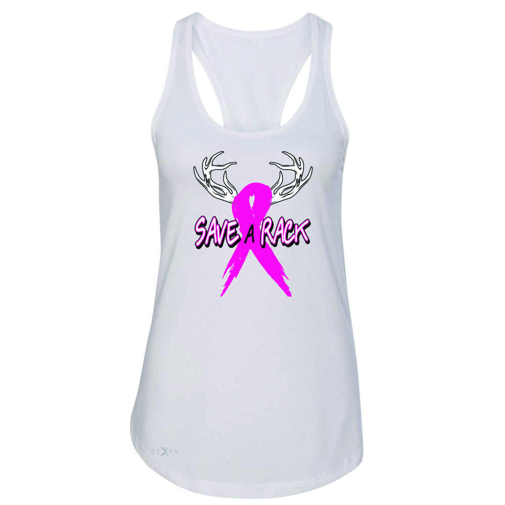 Save A Rack Breast Cancer October Women's Racerback Awareness Sleeveless - Zexpa Apparel - 4