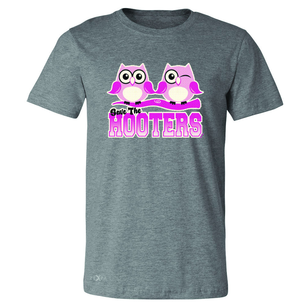 Save the Hooters Breast Cancer October Men's T-shirt Awareness Tee - Zexpa Apparel - 3