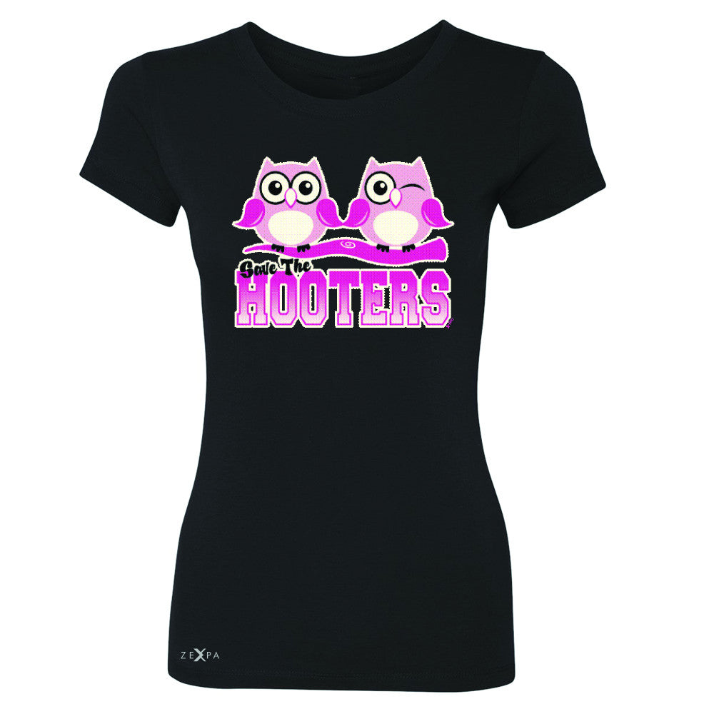 Save the Hooters Breast Cancer October Women's T-shirt Awareness Tee - Zexpa Apparel - 1